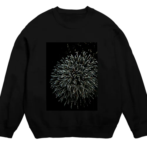 201309071926003　白い花火 Crew Neck Sweatshirt