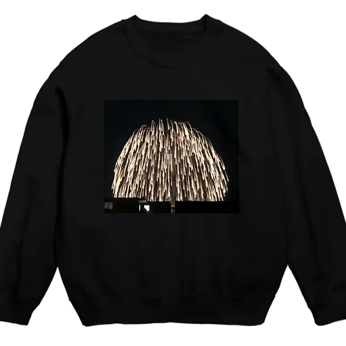 202209101940000　遠くの三尺玉 Crew Neck Sweatshirt