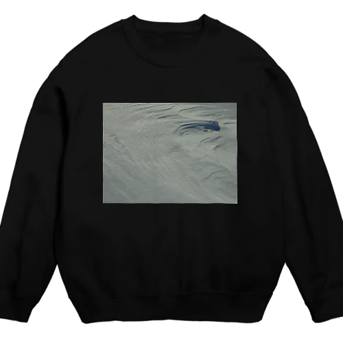 201602060941000 雪原の風紋 Crew Neck Sweatshirt