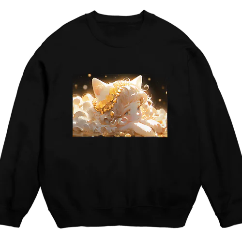 Het kat met de parel  Crew Neck Sweatshirt