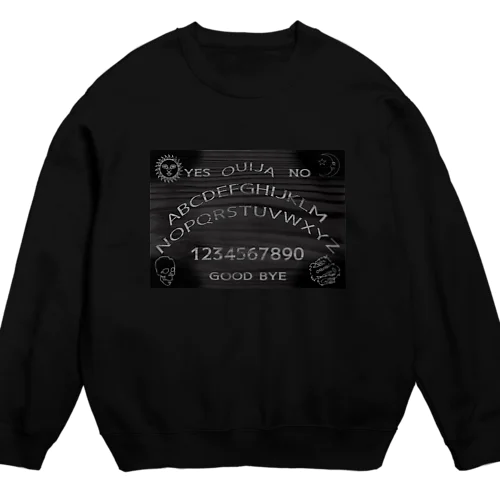 BLACK OUIJA BOARD Crew Neck Sweatshirt