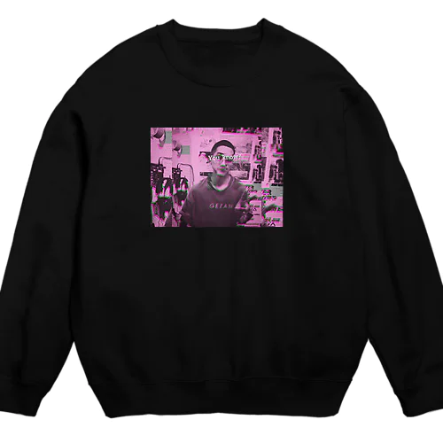 【ふーま作】むろが坊主記念 Crew Neck Sweatshirt