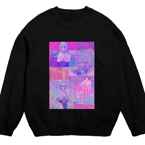 コラージュピンク Crew Neck Sweatshirt