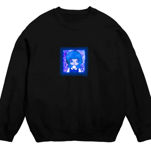 ブルーなきもち Crew Neck Sweatshirt