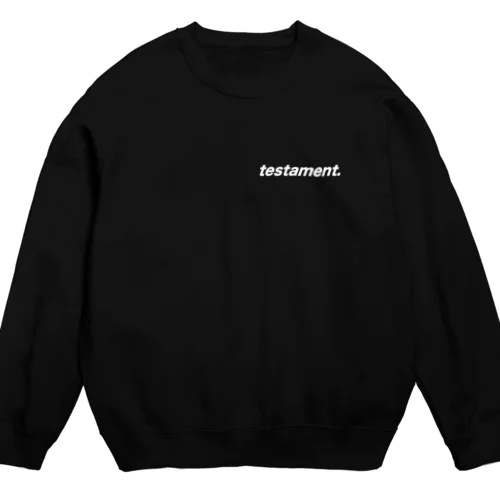 TESTAMENT Logo　 Crew Neck Sweatshirt