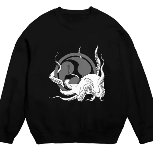 蛸と家紋 Crew Neck Sweatshirt