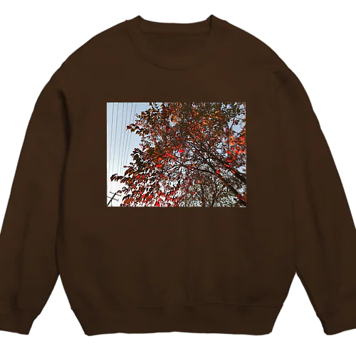 201910181619002　桜の紅葉 Crew Neck Sweatshirt