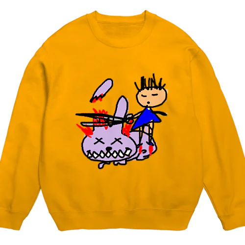 らくがきRPG モンスター討伐 Crew Neck Sweatshirt