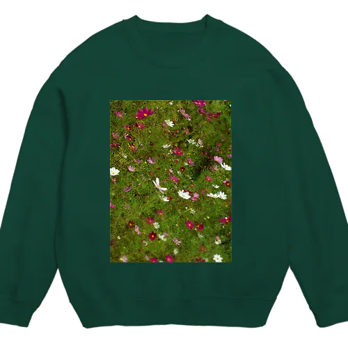 201408311255000　風の中の秋桜 Crew Neck Sweatshirt