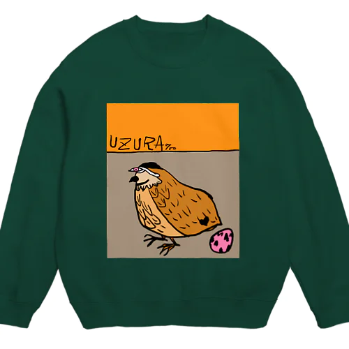 鶉スウェット🐥 Crew Neck Sweatshirt