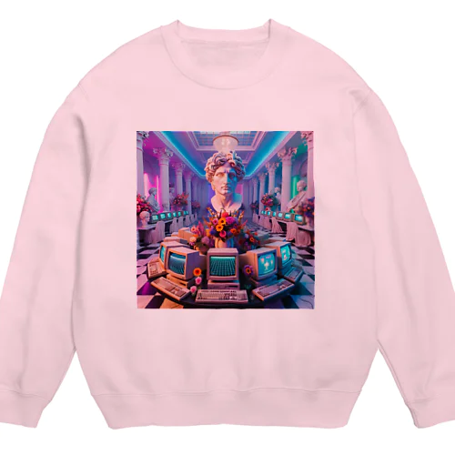 vaporwave_style1 Crew Neck Sweatshirt