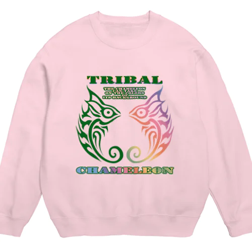 TRIBAL CHAMELEON Crew Neck Sweatshirt