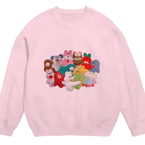 わいわいがやがやプクーズ Crew Neck Sweatshirt