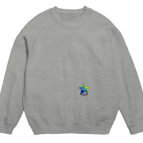 Shine星シンプル Crew Neck Sweatshirt