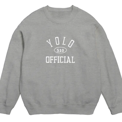 カレッジスウェットyolo Crew Neck Sweatshirt