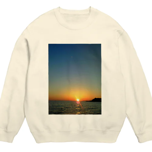 200803121721000　水に沈む太陽 Crew Neck Sweatshirt