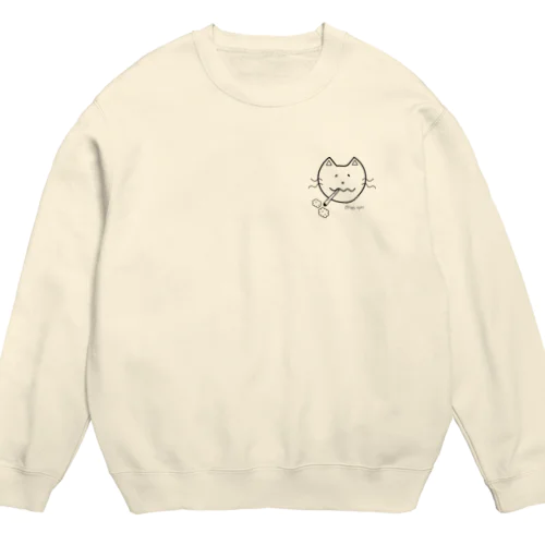 @happy nyanco Crew Neck Sweatshirt