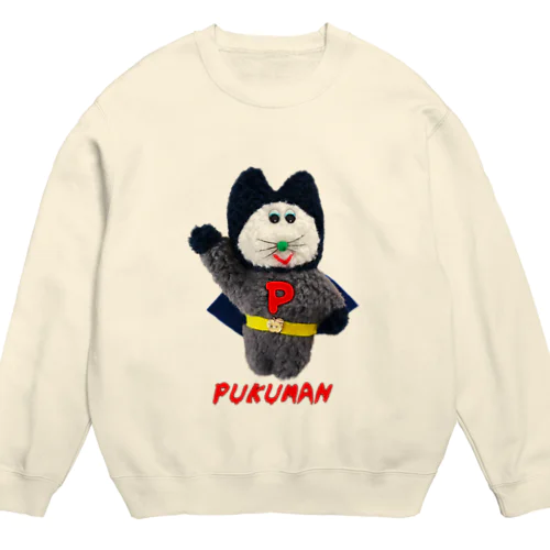 よわよわプクマン！ Crew Neck Sweatshirt