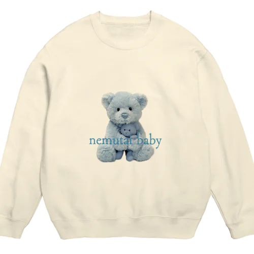 Blue🧸 Crew Neck Sweatshirt