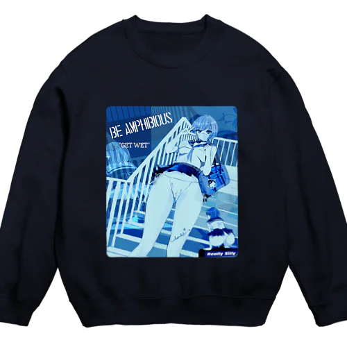 DOLLS, BE AMPHIBIOUS! 水陸両用 エロポップ 0600 Crew Neck Sweatshirt