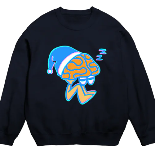 グッドナイトのうみそ Crew Neck Sweatshirt