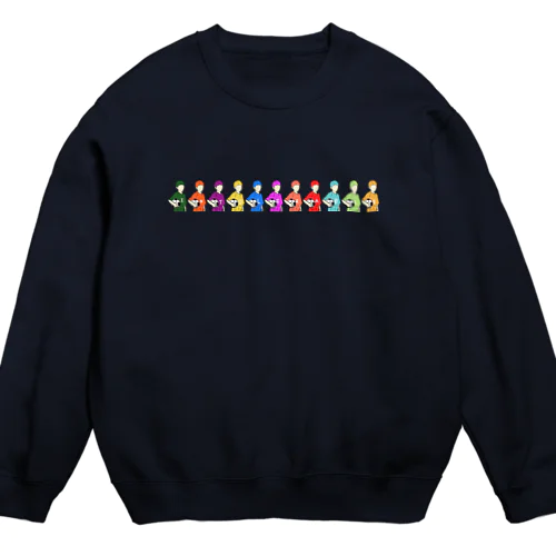 サッカー少年 Crew Neck Sweatshirt