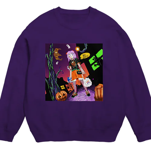 ghost of u sweat Crew Neck Sweatshirt