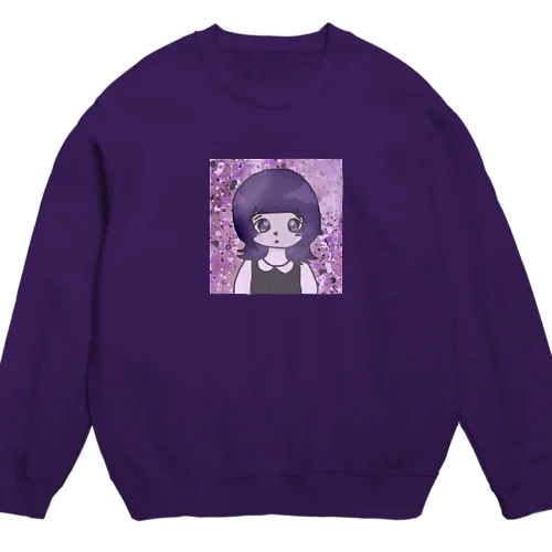 パープルなきもち Crew Neck Sweatshirt