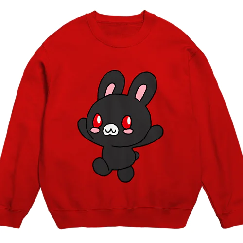 くろうさ Crew Neck Sweatshirt