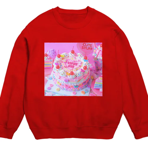 わちゃわちゃドリーミーケーキ🎂💕 Crew Neck Sweatshirt