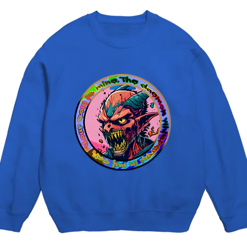 悪魔の囁き Crew Neck Sweatshirt