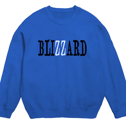 BLIZZARD(英字＋１シリーズ) Crew Neck Sweatshirt