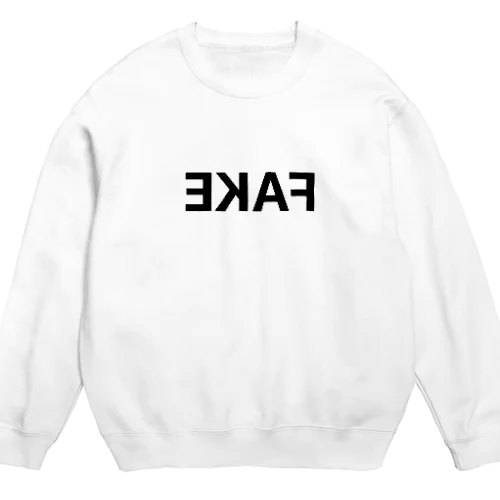 not "fake" Crew Neck Sweatshirt