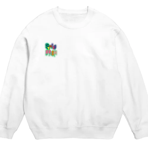 linen Crew Neck Sweatshirt