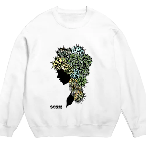 【植物fashion】アガベ Crew Neck Sweatshirt