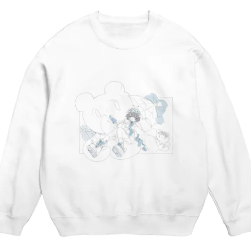 もふもふちゃん Crew Neck Sweatshirt