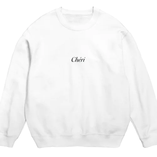 文字入りトップス Crew Neck Sweatshirt