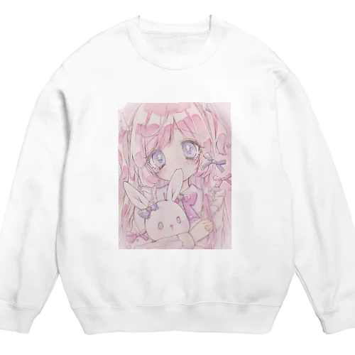 さみしいちゃん Crew Neck Sweatshirt