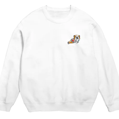 ボーイ君のお散歩〜銀次郎さん Crew Neck Sweatshirt