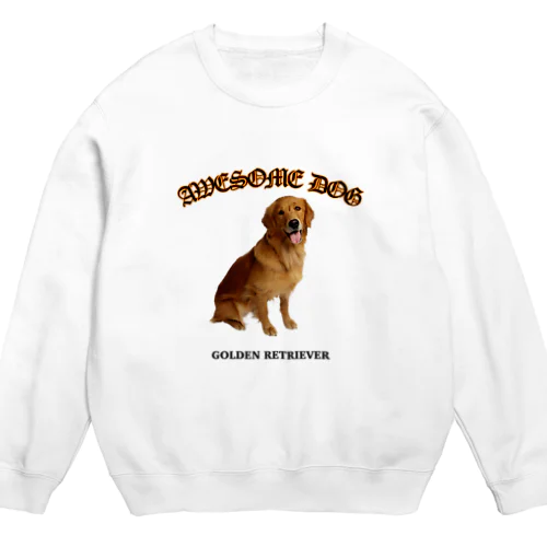 AWESOME DOG Crew Neck Sweatshirt