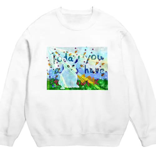 うさぎと小鳥　Harmony Crew Neck Sweatshirt