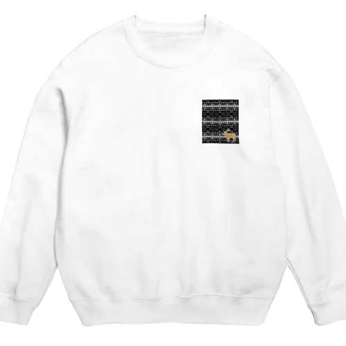 エゾシカオルテガ・キャンプグッズ Crew Neck Sweatshirt