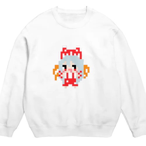 ドット絵もこちゃん Crew Neck Sweatshirt