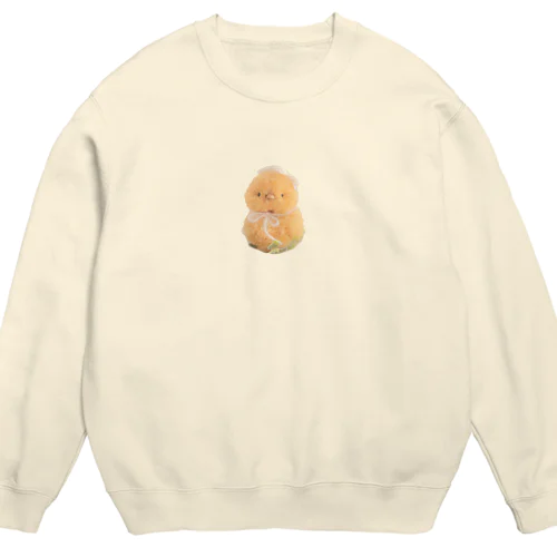 産まれたてのひよこ🐣 Crew Neck Sweatshirt