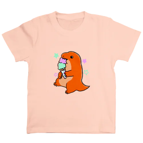 アイスもぐもぐティラノサウルス スタンダードTシャツ