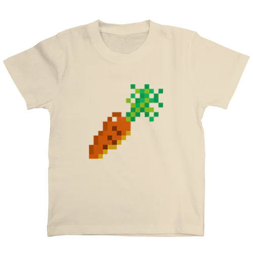 ドット絵にんじん スタンダードTシャツ