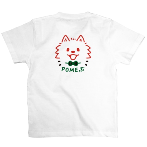キッズサイズ　バックプリント　POMEぶ Cスイカ  Regular Fit T-Shirt