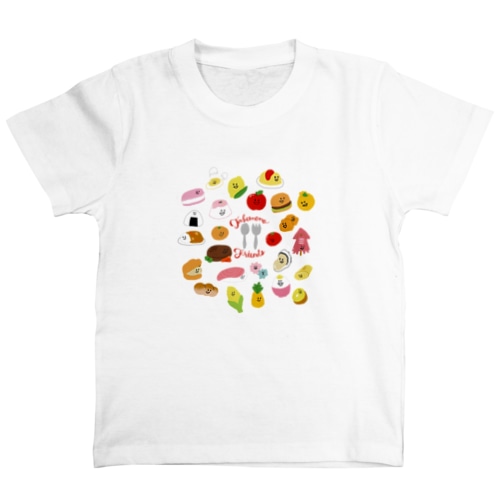 食べものフレンズ Regular Fit T-Shirt
