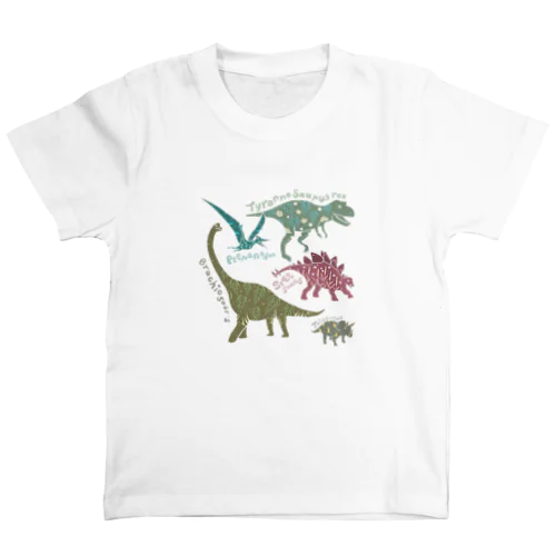 楽園Dinosaur Regular Fit T-Shirt