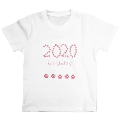 ネコの足跡 2020年生まれ baby キッズ スタンダードTシャツ